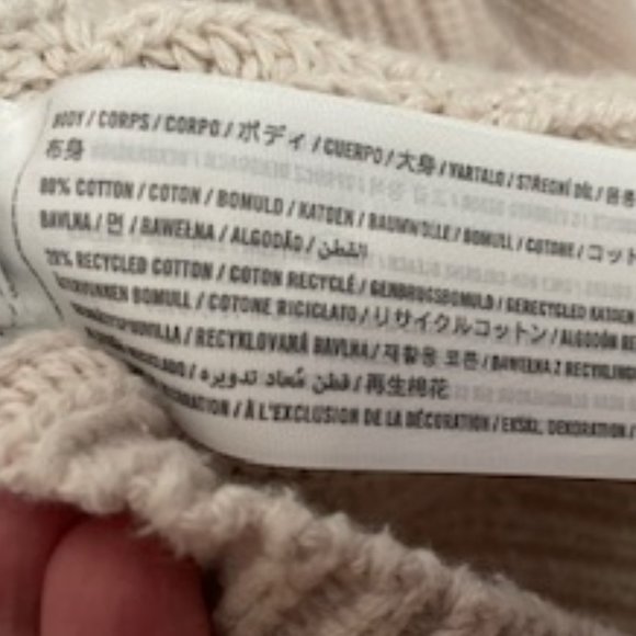 Abercrombie and Fitch XS Crop top Oatmeal - Picture 9 of 10